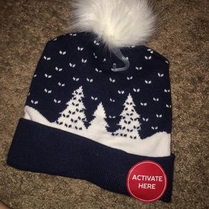 Llama themed winter hat